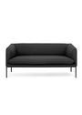 Ferm Living - 2 Personers Sofa - Turn Sofa / 2-seater - Cashmere - Boucle - Off-White
