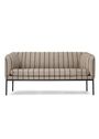 Ferm Living - 2 Person Sofa - Turn Sofa / 2-seater - Cashmere - Boucle - Off-White