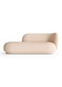 Ferm Living - 3 Person sofa - Rico Divan R - Bouclé - Off-White