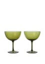 Ferm Living - Koktailový pohár - Host Cocktail Glasses - Set Of 2 - Set of 2 - Blush