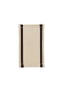 Ferm Living - Doormat - Calm Kelim Mat - 50 x 70 - Dark Sand/Off-white