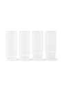 Ferm Living - Verre - Ripple Long Drink Glass (Set of 4) - Clear