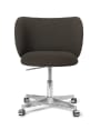 Ferm Living - Office Chair - Rico Chair - Castors - Soft Bouclé - Natural