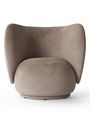 Ferm Living - Lounge stoel - Rico Lounge Chair - Bouclé - Off-White