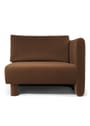 Ferm Living - Modulaire bank - Dase Sofa - Armrest Left - Soft Bouclé - Natural