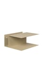 Ferm Living - Mesa de noche - Lager Bedside Table - Aluminium