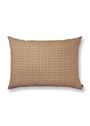 Ferm Living - Almofada - Brown Cotton Cushion - Check