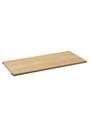 Ferm Living - Estante - Punctual | Wooden Shelf - Natural Oak / Cashmere