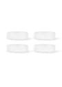 Ferm Living - Kippis - Ripple Serving Bowls - Set of 4 - Clear