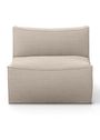 Ferm Living - Couch - Catena Sofa - Small - S100 / Cotton Linen - Natural