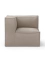 Ferm Living - Couch - Catena Sofa - Small - S100 / Cotton Linen - Natural