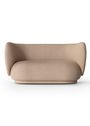 Ferm Living - Divano - Rico 2-seater Sofa - Bouclé - Off-White