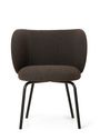 Ferm Living - Spisebordsstol - Rico Dining Chair - Black / Bouclé - Sand