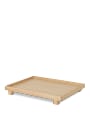 Ferm Living - Caja de lino - Bon Wooden Tray - X Small - Smoked Oak