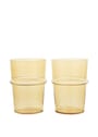 Ferm Living - Stojan na TV - Boya Tall Glasses - Set of 2 - Blush