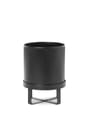 Ferm Living - Květináč - Bau Pot - Large - Black