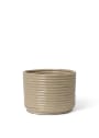 Ferm Living - Vaso da fiori - Corduroy Pot - Carob Brown