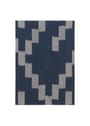 Ferm Living - Asciugamano da tè - Ikat Tea Towel - Ink Blue/Off-white