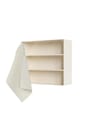 FRAMA - Sistema di scaffalature - Shelf Library Canvas Cabinet - Stainless Steel
