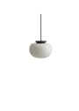 Frandsen - Plafondlamp - Supernate Pendant - Opal White/Black - Ø38