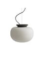 Frandsen - Lampa sufitowa - Supernate Pendant - Opal White/Black - Ø38