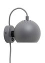 Frandsen - Wandlampe - Ball Wall Lamp - Black / Matt