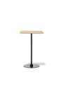 Fredericia Furniture - Kavárenský stůl - Plan Column Table 6624 / By Edward Barber & Jay Osgerby - Oak Light Oil / Modernist Green
