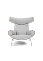 Fredericia Furniture - Armchair - Wegner Ox Chair 1000 by Hans J. Wegner - Max 95 Cognac