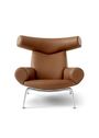 Fredericia Furniture - Fauteuil - Wegner Ox Chair 1000 by Hans J. Wegner - Grand Linen