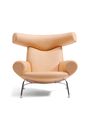 Fredericia Furniture - Fauteuil - Wegner Ox Chair 1000 by Hans J. Wegner - Grand Linen