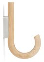 Gejst - Bügel - Hook Hanger - Oak hook / Brass wall mount