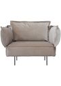 Handvärk - Fåtölj - Modular Sofa 1-Seat Lounge Chair by Emil Thorup - Dark Grey