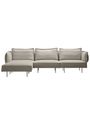Handvärk - Couch - Modular Sofa 3-Seat Sofa with Chaise by Emil Thorup - Dark Grey