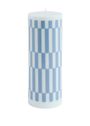 HAY - Block Candle - Column Candle - Grey | Blue