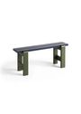 HAY - Banco de jardim - Weekday Bench Duo - Olive & Wine Red