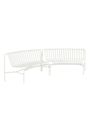 HAY - Gartenbank - Palissade park dining bench in-in - Anthracite