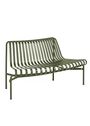 HAY - Banco de jardim - Palissade park dining bench -out- add-on - Anthracite