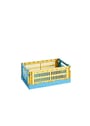 HAY - Krabice - Hay Colour Crate Mix - Dark Blue - Small