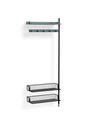 HAY - Reol - Pier System / No. 1050 - White / Clear Anodised Aluminium