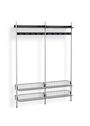 HAY - Reol - Pier System / No. 1052 - White / Clear Anodised Aluminium