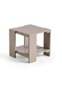 HAY - Sidebord - Crate Side Table - Clear