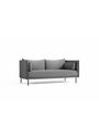 HAY - Sofa - Silhouette Mono / 2 Seater - Oiled Oak / Coda 100