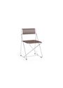 HAY - Sedia da pranzo - X-Line Chair Chromed Base / Indoor - Chromed Steel / Chromed Steel