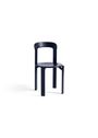 HAY - Spisebordsstol - Rey chair - Deep black / Beech lacquered deep black