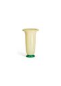 HAY - Jarrón - Empire Vase - Large - Green with dark green rim