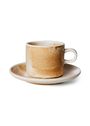 HKLiving - Copie - Chef Ceramics - Cup and Saucer - Rustic Blue