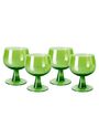 HKLiving - Wine glass - The Emeralds: Wine Glass Low - Fern Green