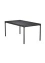 HOUE - Garden table - FOUR Table - Black/Bamboo 90x160