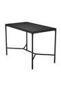 HOUE - Mesa de jardín - FOUR Table - Black/Bamboo 90x90 Bar