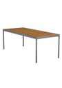 HOUE - Stół ogrodowy - FOUR Table - Black/Bamboo 90x270